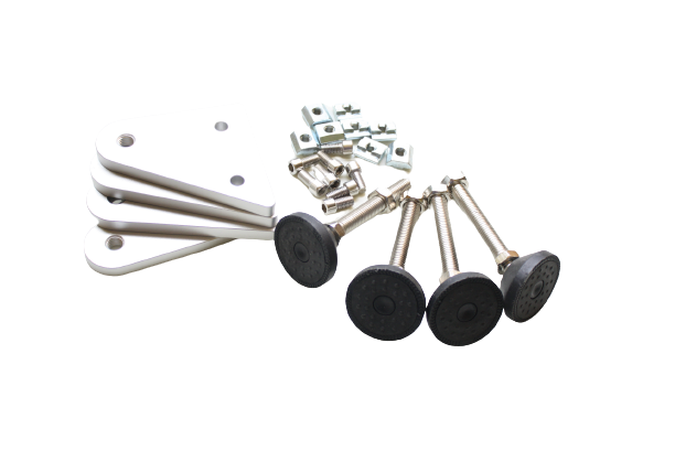 Feet and bracket set