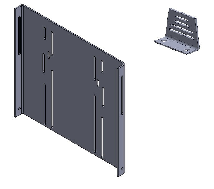 Pedal frame and brackets