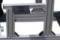 Shifter hand-brake frame and bracket
